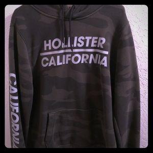 Hollister Logo Camo Hoodie